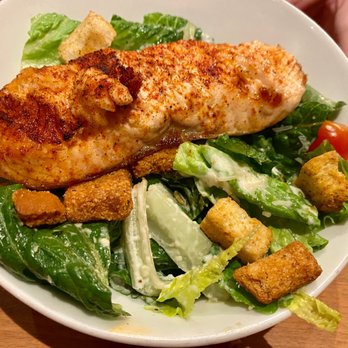 MB Grille - Caesar salad with salmon - New American Near Me - Simi Valley, California