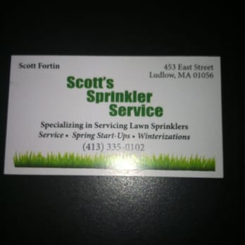 Scott's Sprinkler Service - Irrigation Near Me - Ludlow, Massachusetts Scott's Sprinkler Service - Irrigation Near Me - Ludlow, Massachusetts