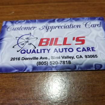 Bill's Quality Auto Care - Auto Repair Near Me - Simi Valley, California Bill's Quality Auto Care - Auto Repair Near Me - Simi Valley, California