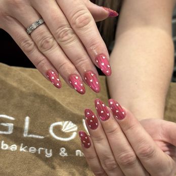 Glow Bakery & Nails - Valentine's nails - Nail Salons Near Me - Ontario, California Glow Bakery & Nails - Valentine's nails - Nail Salons Near Me - Ontario, California