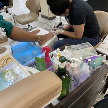 Luxury Nails & Spa - Pedicure of the girl next to me - Nail Salons Near Me - Fair Lawn, New Jersey Luxury Nails & Spa - Pedicure of the girl next to me - Nail Salons Near Me - Fair Lawn, New Jersey