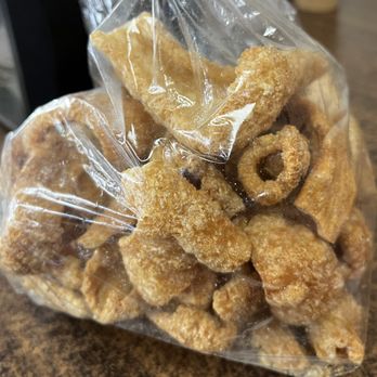 El Rustico - Fried bag o' pork rinds we bought - Tacos Near Me - Tucson, Arizona
