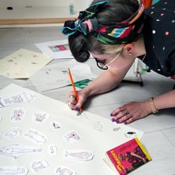 Hill Street Design House - Scarf Making Workshop with Karen Mabon at Hill Street Design House