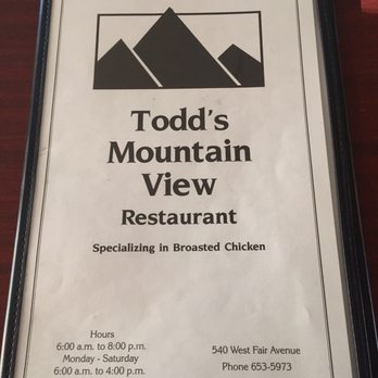 Todds Mountain View Restaurant - The menu - American Near Me - Lancaster, Ohio Todds Mountain View Restaurant - The menu - American Near Me - Lancaster, Ohio