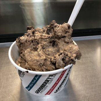 Goodberrys Frozen Custard - Chocolate with brownies mixed in! - Ice Cream & Frozen Yogurt Near Me - Cary, North Carolina Goodberrys Frozen Custard - Chocolate with brownies mixed in! - Ice Cream & Frozen Yogurt Near Me - Cary, North Carolina