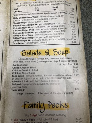 Menu photo 1 Mike's Subs - Kenmore's Original Kenmore, NY Menu photo 1 Mike's Subs - Kenmore's Original Kenmore, NY