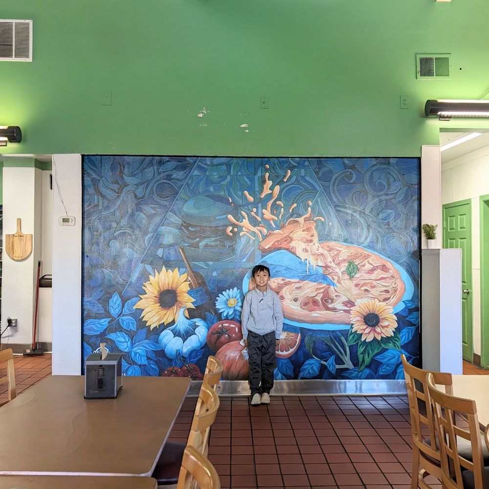 Rayo’s Pizza - Distinct green interior - Pizza Near Me - Hayward, California Rayo’s Pizza - Distinct green interior - Pizza Near Me - Hayward, California