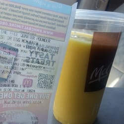 McDonald's - Not super happy they didn't fill the cup