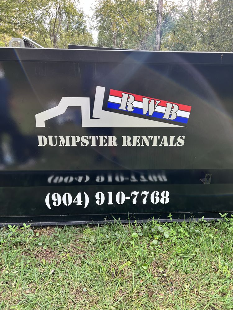 RWB Dumpster Rentals - veterans service organization in Jacksonville, FL