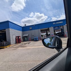 Express Oil Change & Tire Engineers - A couple of their three bays.