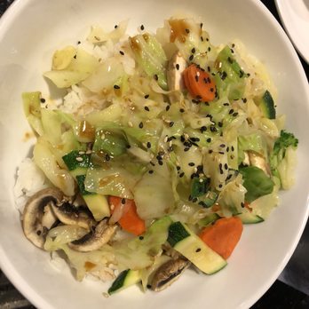 Blue Ocean Japanese Restaurant - Vegetable bowl , not bad just heavy on the rice - Japanese Near Me - Pueblo, Colorado
