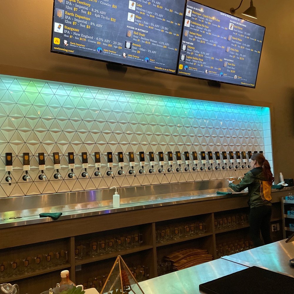 Crow & Wolf - The tap wall - Breweries Near Me - Clovis, California Crow & Wolf - The tap wall - Breweries Near Me - Clovis, California