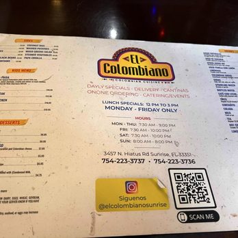 El Colombiano - Colombian Near Me - Sunrise, Florida El Colombiano - Colombian Near Me - Sunrise, Florida