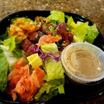 Ahi & Vegetable - Ala Moana - Spicy ahi salad for $12 - Poke Near Me - Honolulu, Hawaii Ahi & Vegetable - Ala Moana - Spicy ahi salad for $12 - Poke Near Me - Honolulu, Hawaii