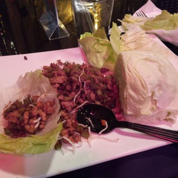 Green Ginger - Chicken lettuce wrap - had a weird taste and there was no dipping sauce. Really disappointing. - Asian Fusion Near Me - Decatur, Georgia Green Ginger - Chicken lettuce wrap - had a weird taste and there was no dipping sauce. Really disappointing. - Asian Fusion Near Me - Decatur, Georgia