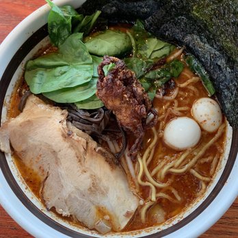 Ramen Parlor - Lobster garlic pork ramen, medium spicy - Ramen Near Me - San Mateo, California Ramen Parlor - Lobster garlic pork ramen, medium spicy - Ramen Near Me - San Mateo, California