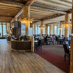 Inside dining area