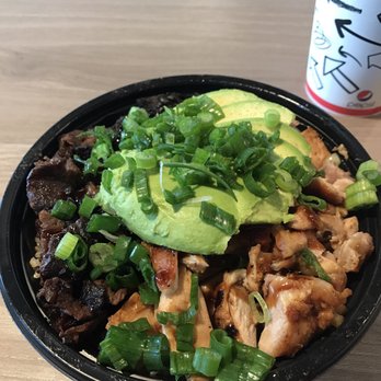 WaBa Grill - Waba bowl with brown rice and avocado - Fast Food Near Me - Azusa, California