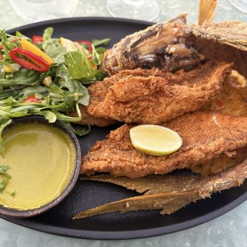 Rusty Pelican - Miami - Crispy Whole Local Snapper - Seafood Near Me - Key Biscayne, Florida Rusty Pelican - Miami - Crispy Whole Local Snapper - Seafood Near Me - Key Biscayne, Florida