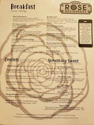 Menu photo 8 The Rose Pagosa Springs, CO