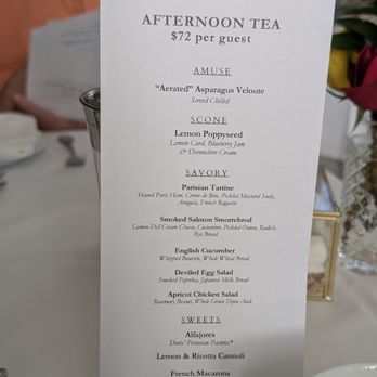 Courtyard Tea Room - Entire selection of tea service finger food (1 of each, per person) - Tea Rooms Near Me - Boston, Massachusetts
