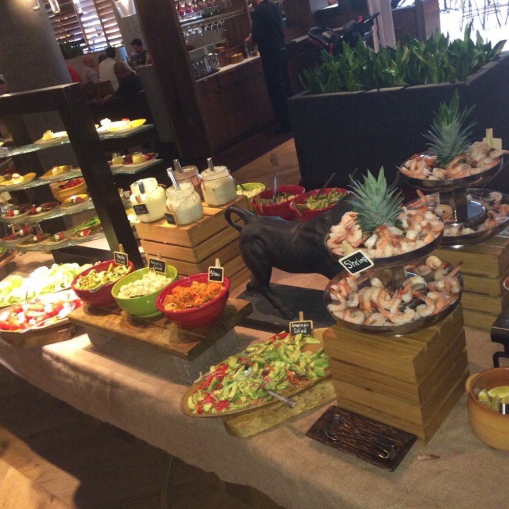 Toro Toro - Amazing salad bar including avocado salad, giant shrimp, mango carrot slaw, hummus, artichoke salad #endleas - Steakhouses Near Me - Miami, Florida Toro Toro - Amazing salad bar including avocado salad, giant shrimp, mango carrot slaw, hummus, artichoke salad #endleas - Steakhouses Near Me - Miami, Florida