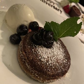 The Capital Grille - Chocolate cake with gooey fudge center - Steakhouses Near Me - Stamford, Connecticut