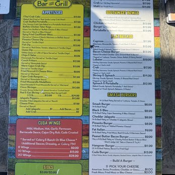 The Funky Cuda - Menu flip-side - Wine Bars Near Me - Fort Pierce, Florida