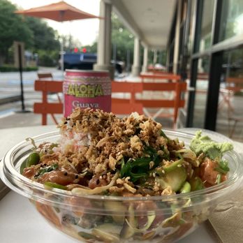 Pokeworks - Spicy tuna/salmon Large Bowl - Poke Near Me - Houston, Texas Pokeworks - Spicy tuna/salmon Large Bowl - Poke Near Me - Houston, Texas