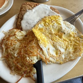 I Heart Pancakes - Fried Steak and Eggs Combo - Pancakes Near Me - Santa Ana, California I Heart Pancakes - Fried Steak and Eggs Combo - Pancakes Near Me - Santa Ana, California