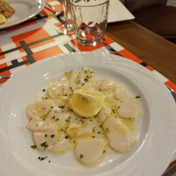 Vintage Café - Carpaccio de saint Jacques