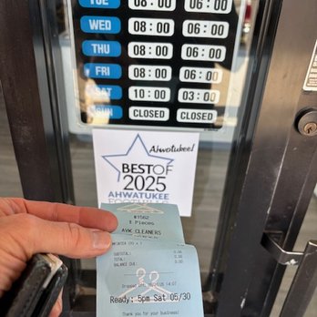 Vardhan Brothers - Ticket to pick up item AFTER closing time - Dry Cleaning Near Me - Phoenix, Arizona