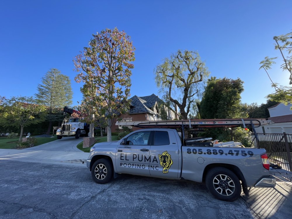 Slide of El Puma Roofing