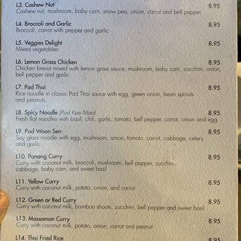SAUCY'S THAI & PHO - Lunch menu (2/4/19) - Thai Near Me - Plano, Texas