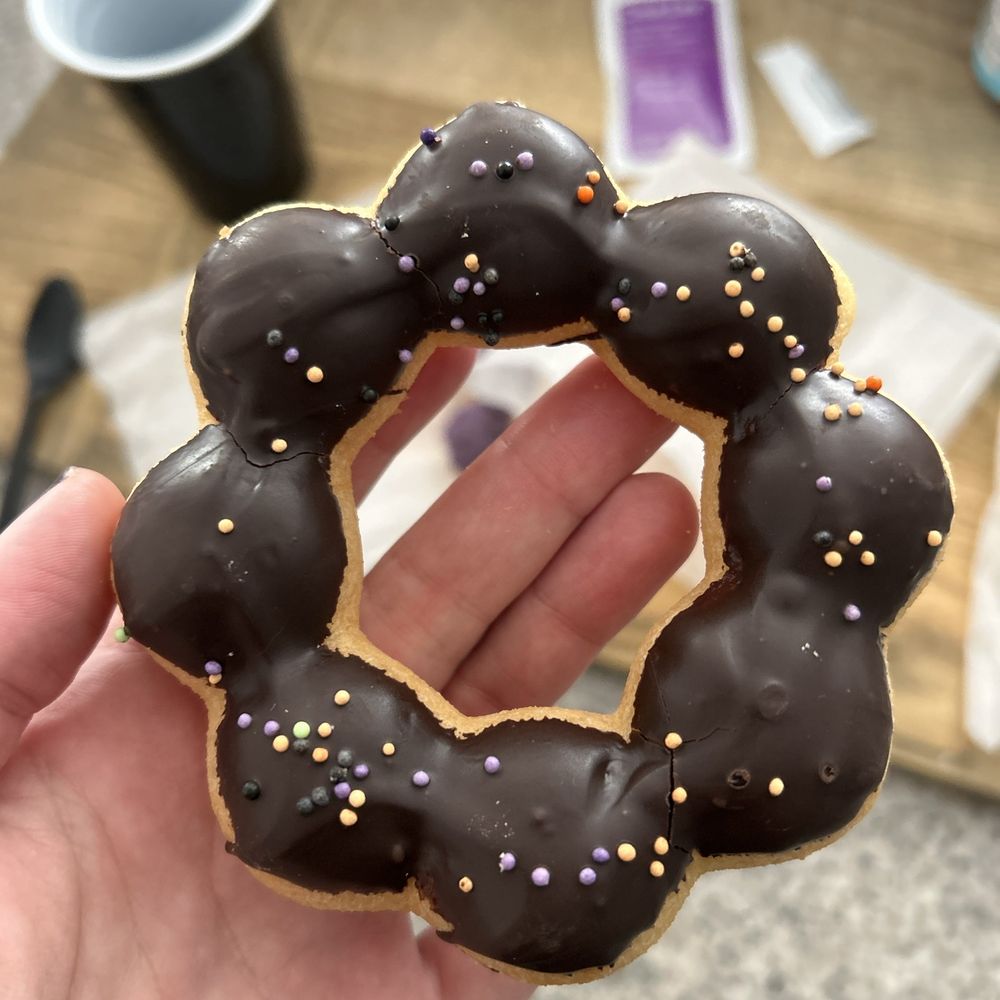 Aware Coffee - Dark Chocolate Mochi Donut $3.20 - Coffee & Tea Near Me - Las Vegas, Nevada Aware Coffee - Dark Chocolate Mochi Donut $3.20 - Coffee & Tea Near Me - Las Vegas, Nevada
