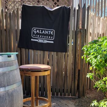 Galante Vineyards Tasting Room - the outside patio - Wine Tasting Room Near Me - Carmel, California Galante Vineyards Tasting Room - the outside patio - Wine Tasting Room Near Me - Carmel, California