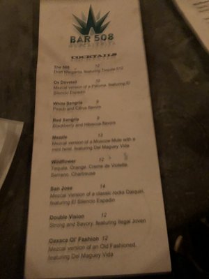 Menu photo 1 Bar 508 Mezcalerita Austin, TX Menu photo 1 Bar 508 Mezcalerita Austin, TX