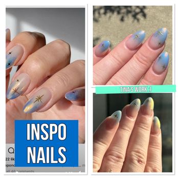 Nails By Tina Le - Inspo nails v. What Tina was able to give me, I'm obsessed!!! - Nail Salons Near Me - Sacramento, California Nails By Tina Le - Inspo nails v. What Tina was able to give me, I'm obsessed!!! - Nail Salons Near Me - Sacramento, California