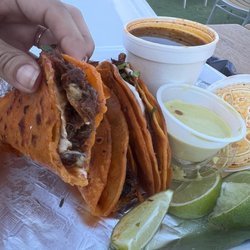 The Beef and Reef Mexican Tacos - Quesabirria tacos