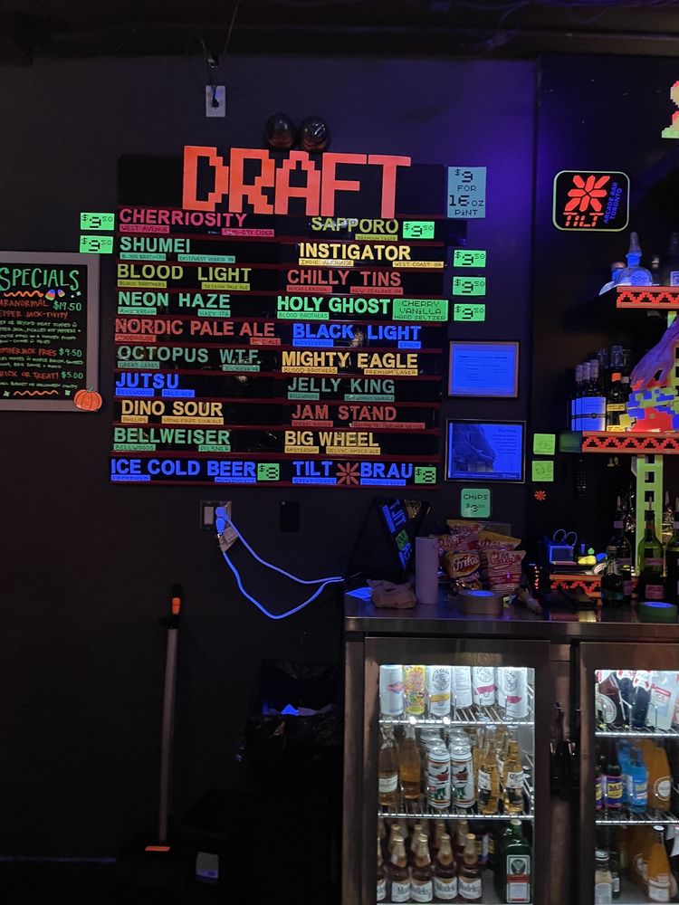Tilt Arcade Bar