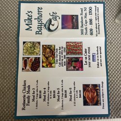 Mike's Bayshore Cafe - Menu
