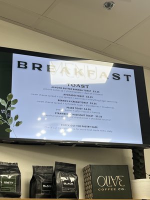 Menu photo 1 Olive Coffee Barling, AR