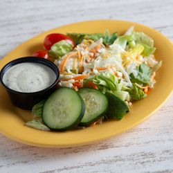 Summit Pizza - Garden salad or salad bar, top it with our made from scratch ranch dressing!