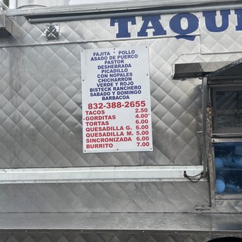 Taqueria Elena - a taqueria truck parked in a parking lot - Food Trucks Near Me - Houston, Texas Taqueria Elena - a taqueria truck parked in a parking lot - Food Trucks Near Me - Houston, Texas