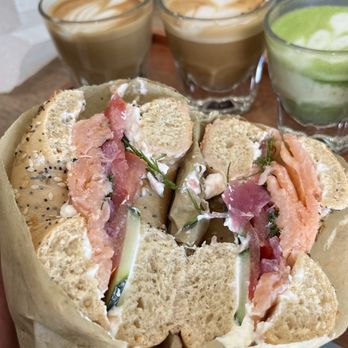 1 Oz Coffee - salmon lox - Coffee & Tea Near Me - Mountain View, California