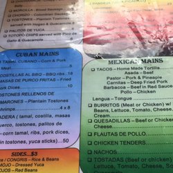 Pueblito Paisa - Menu