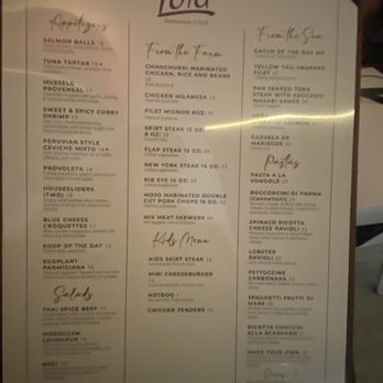 Lola Restaurant & Grill - Menu - Argentine Near Me - Miami Beach, Florida Lola Restaurant & Grill - Menu - Argentine Near Me - Miami Beach, Florida