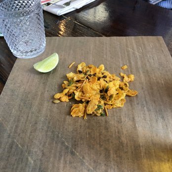 Pondicheri - Appetizers - think a really spicy version of frosted flakes - Indian Near Me - Houston, Texas Pondicheri - Appetizers - think a really spicy version of frosted flakes - Indian Near Me - Houston, Texas