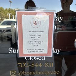 Board and Graze - Would've been nice if they answered their phone, updated their website or Yelp page before driving 45 minutes to learn they're not open!