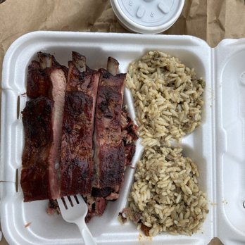 Burns Original BBQ - 1 meat (ribs) with two sides - Barbeque Near Me - Houston, Texas Burns Original BBQ - 1 meat (ribs) with two sides - Barbeque Near Me - Houston, Texas
